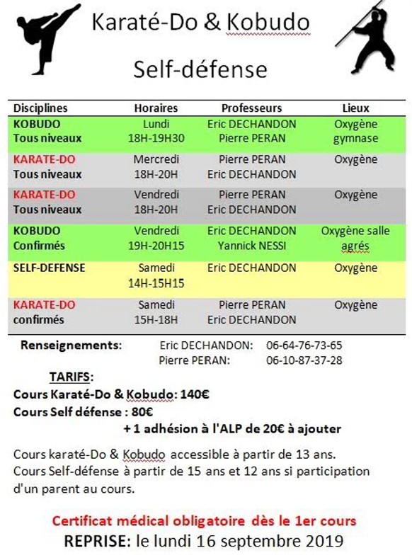 Kamae.Dojo.free.fr, Ploemeur, Shotokan karate Do, Oshukai kobudo